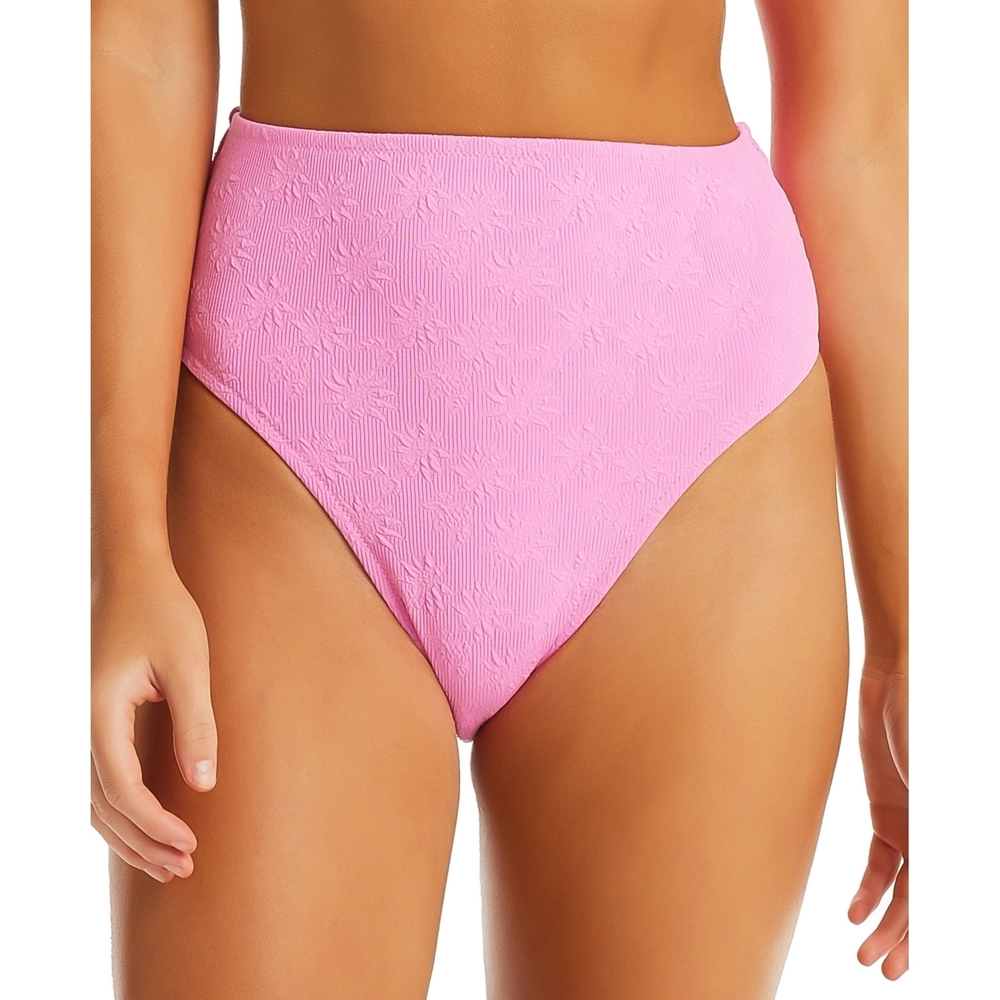 NWT Jessica Simpson Women's Sweet Daisy High-Waisted Bottoms - Lip Gloss